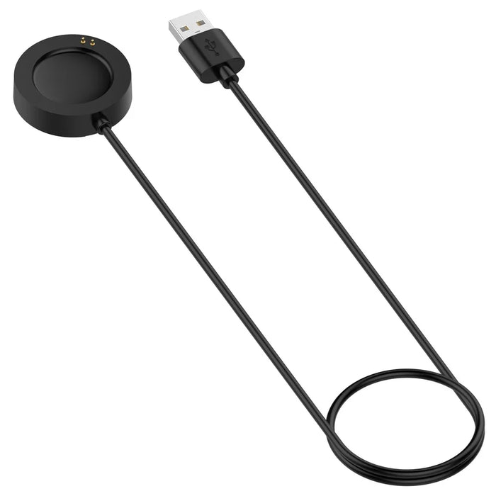 For Xiaomi Watch 5 Magnetic Charging Cable Integrated Smartwatch Charger 1m USB Cord - Black - 4