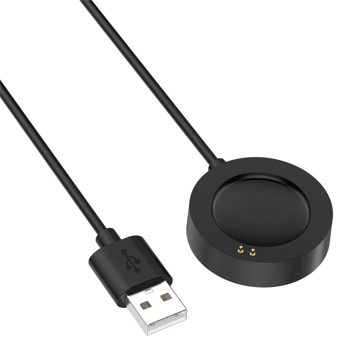 For Xiaomi Watch 5 Magnetic Charging Cable Integrated Smartwatch Charger 1m USB Cord - Black - 6