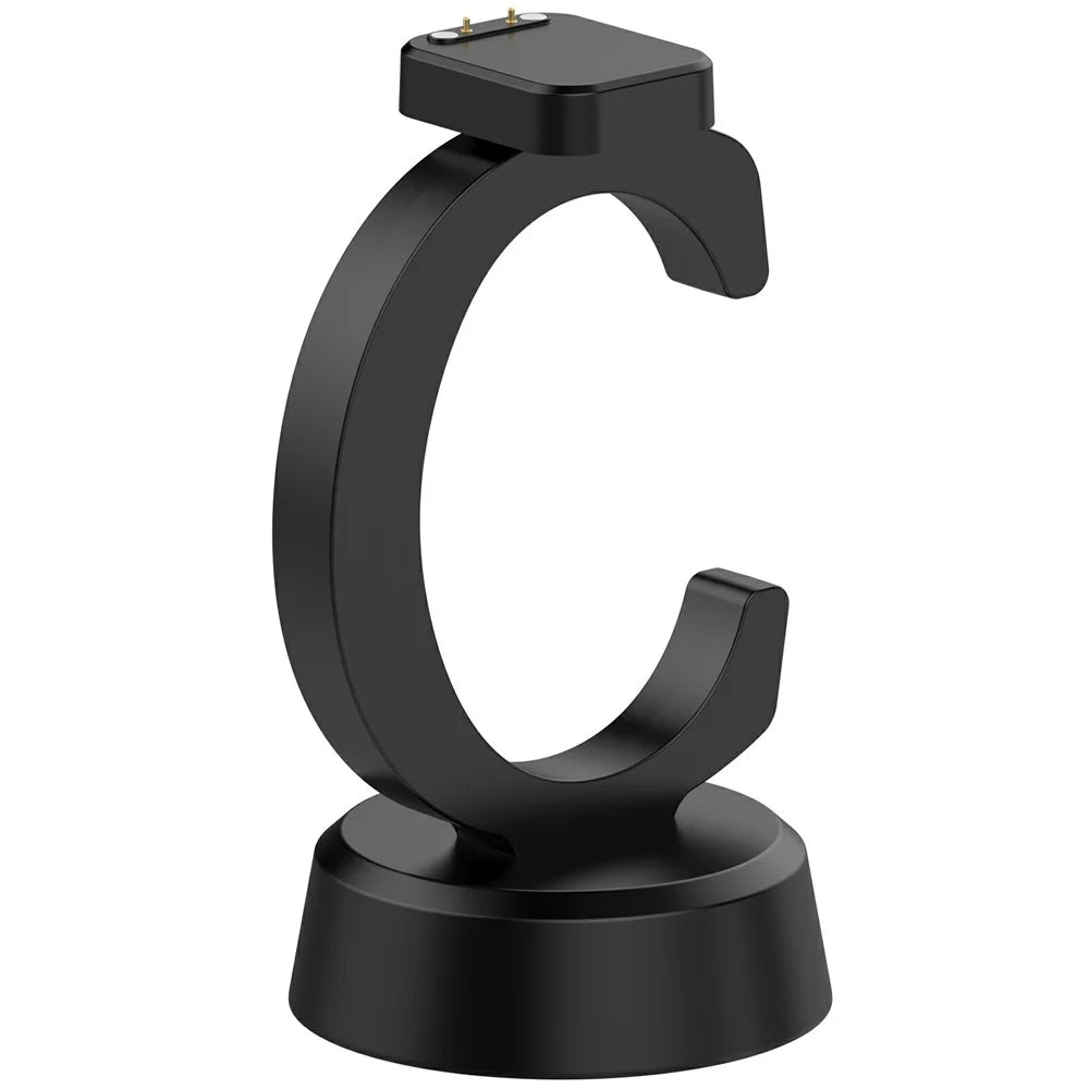 For Cosmo JrTrack 5  /  4  /  3  /  2  /  JrTrack  /  Xplora XG02 Charging Dock Kids Smartwatch C-Shape Charging Stand with Cable - Black - 2