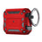 Hard PC and Soft TPU Cover Drop Tested Shockproof Airpod Case with Keychain for Apple AirPods 3 - Red - 1