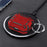 Hard PC and Soft TPU Cover Drop Tested Shockproof Airpod Case with Keychain for Apple AirPods 3 - Red - 4