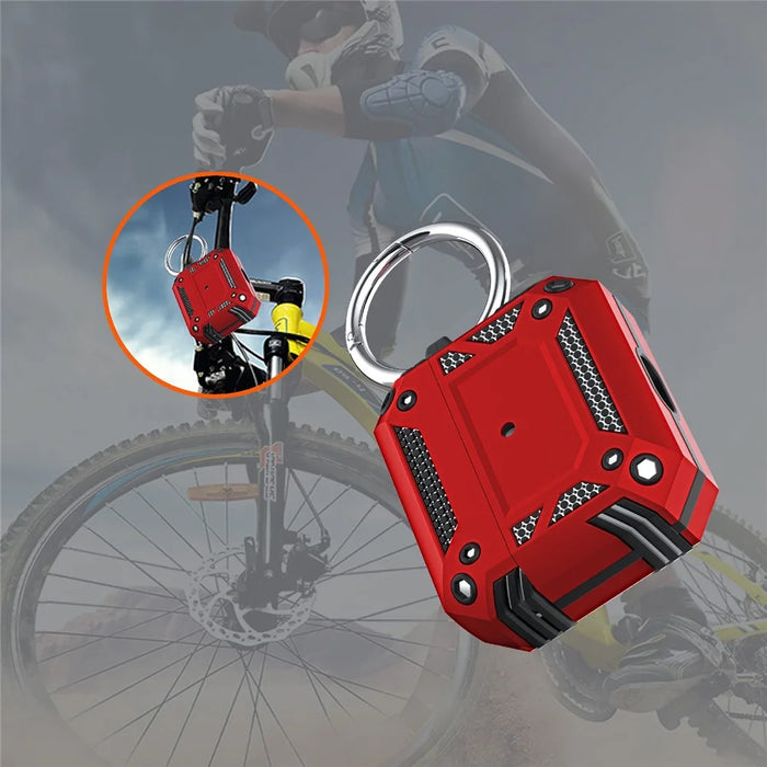 Hard PC and Soft TPU Cover Drop Tested Shockproof Airpod Case with Keychain for Apple AirPods 3 - Red - 5