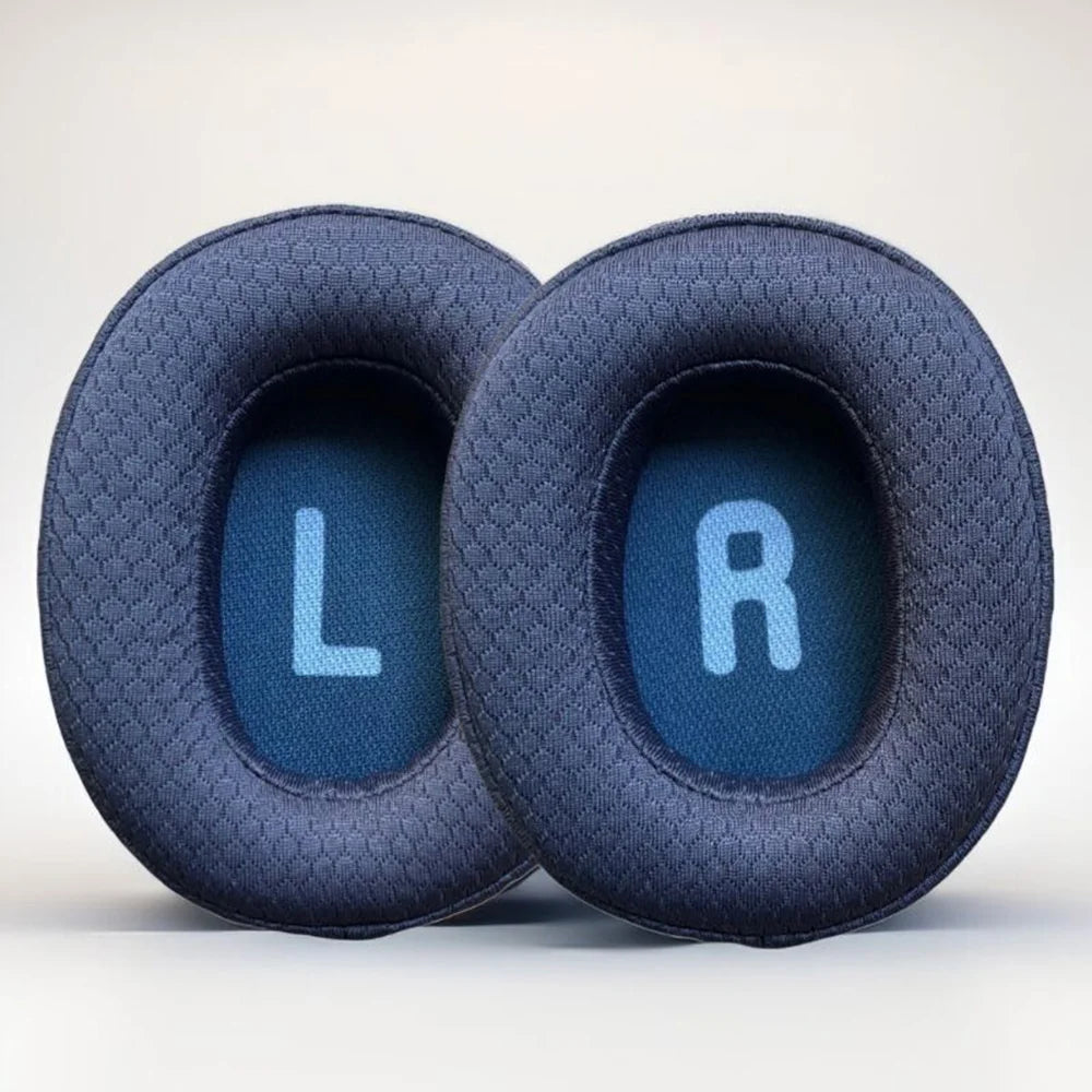 1 Pair Ear Pads for JBL Tune 760NC/750BTNC/720BT/710BT/700BT Headphones Breathable Mesh Fabric Ear Cushions - Blue - 4