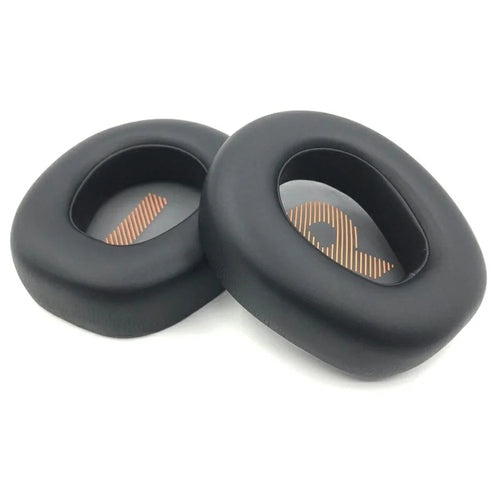 1 Pair For JBL Quantum ONE Headphone Ear Cushions High Protein Leather Memory Foam Replacement Earpads - Black - 1