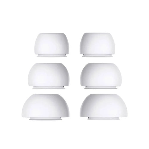 3 Pairs For AirPods Pro 3 Earbuds Tips L / M / S Size Set Silicone Ear Tips with Pressure Relief Valve - White - 1