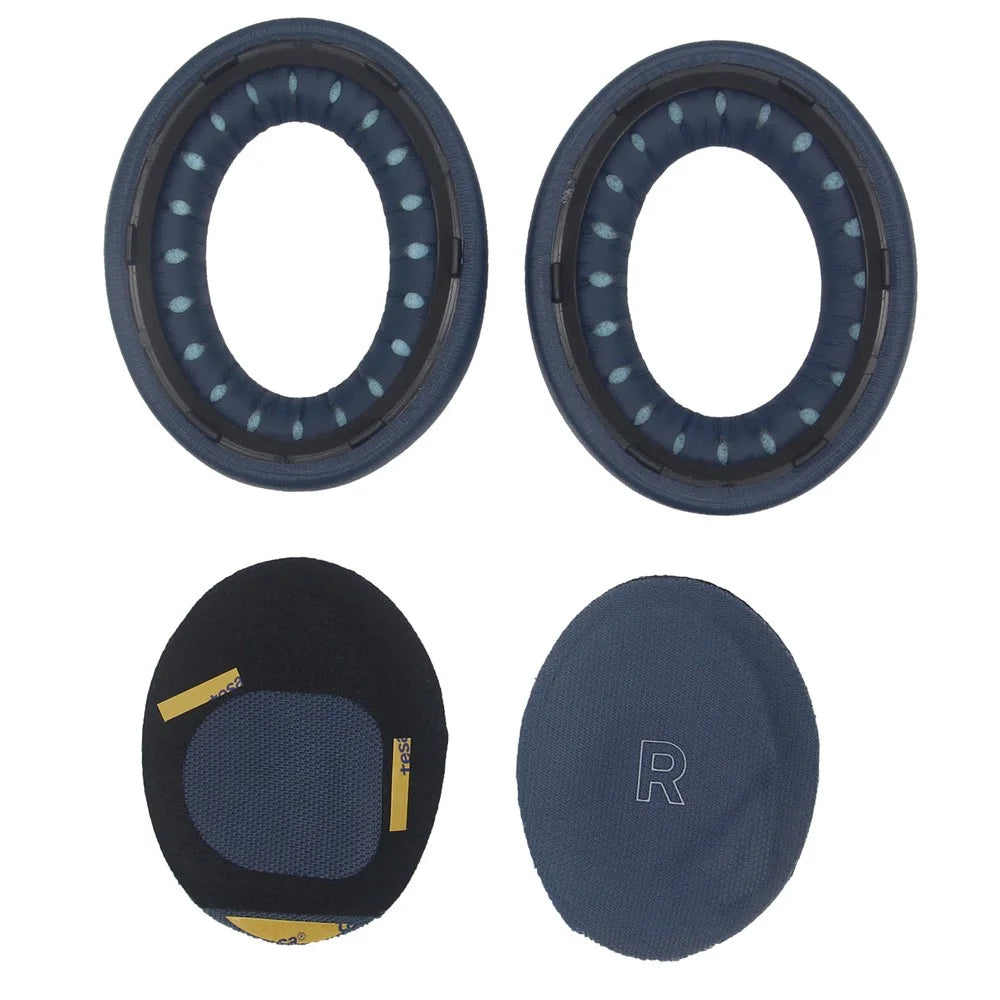 JZF-475 For Bose QuietComfort Ultra Headphones Ear Cushions Replacement Protein Leather Ear Pads - Blue - 5