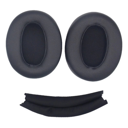 JZF-615 For Sony WH-XB910N Ear Cushions Headphone Replacement Earpads and Headband Beam Pad - Black - 1