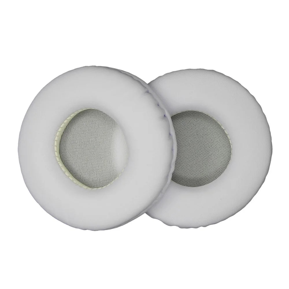 JZF-616 45mm Headphone Ear Pads For KOSS PortaPro  /  Audio-Technica ATH-ON300  /  ON3  /  ON303  /  ONTO Replacement Cushions Protein Leather Memory Foam - White - 1