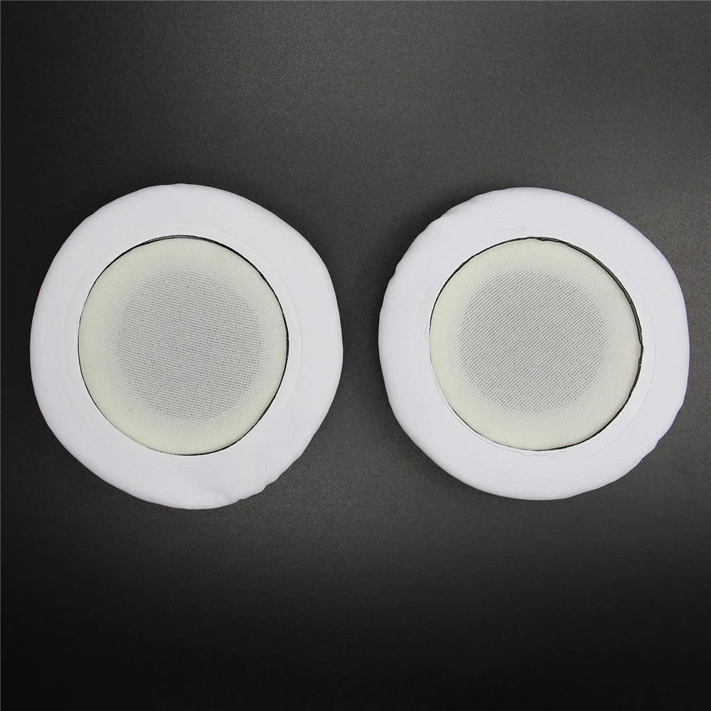 JZF-616 45mm Headphone Ear Pads For KOSS PortaPro  /  Audio-Technica ATH-ON300  /  ON3  /  ON303  /  ONTO Replacement Cushions Protein Leather Memory Foam - White - 3