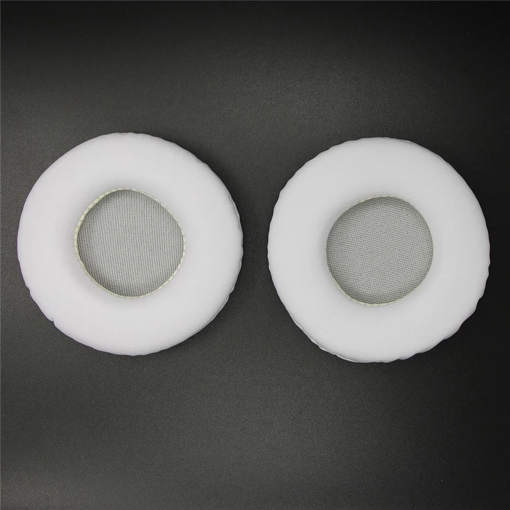 JZF-616 45mm Headphone Ear Pads For KOSS PortaPro  /  Audio-Technica ATH-ON300  /  ON3  /  ON303  /  ONTO Replacement Cushions Protein Leather Memory Foam - White - 4
