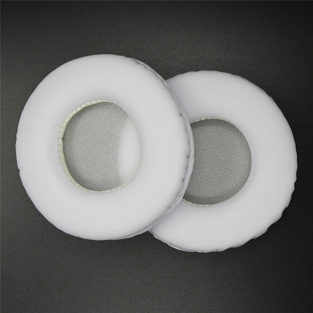 JZF-616 45mm Headphone Ear Pads For KOSS PortaPro  /  Audio-Technica ATH-ON300  /  ON3  /  ON303  /  ONTO Replacement Cushions Protein Leather Memory Foam - White - 5
