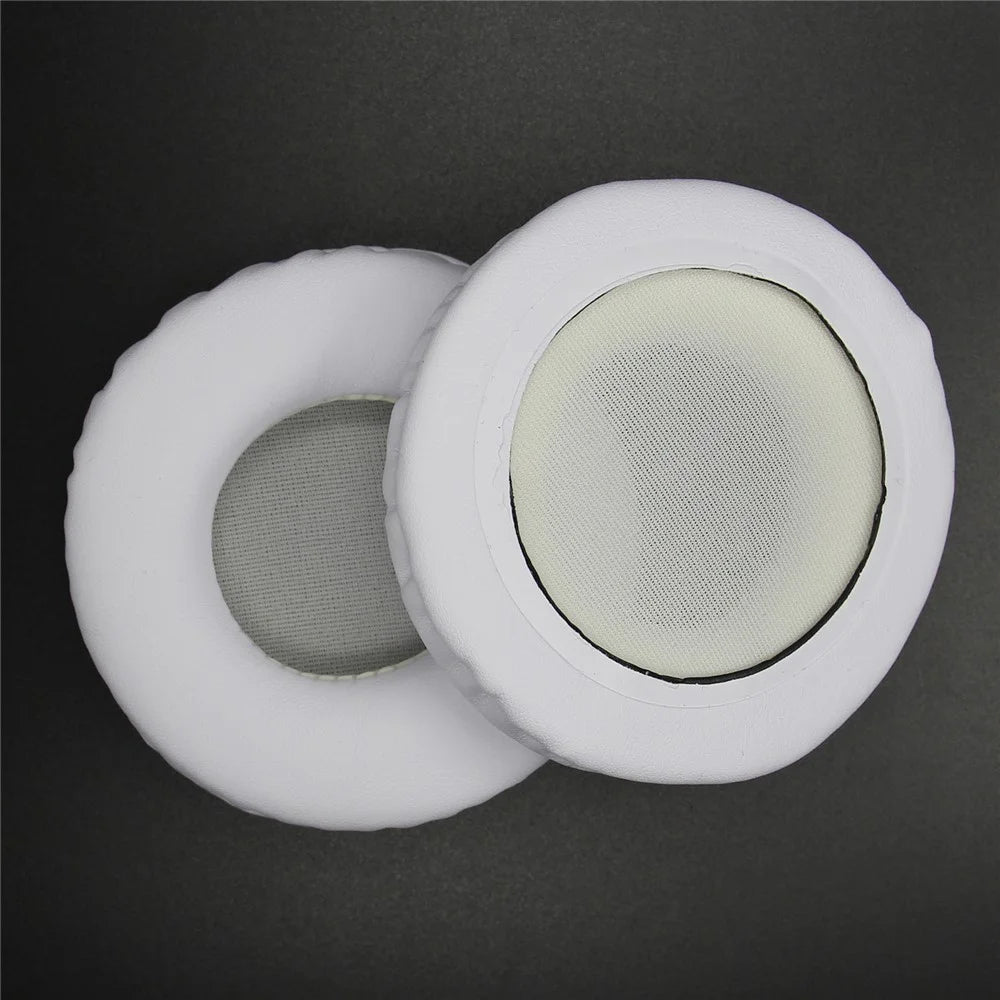 JZF-616 45mm Headphone Ear Pads For KOSS PortaPro  /  Audio-Technica ATH-ON300  /  ON3  /  ON303  /  ONTO Replacement Cushions Protein Leather Memory Foam - White - 6