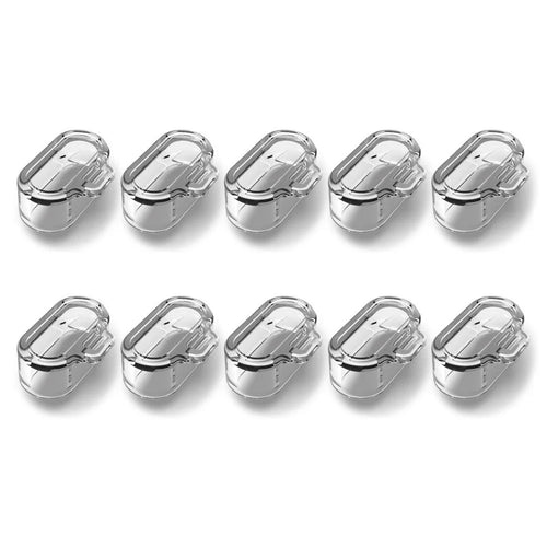 10Pcs Clear TPU Dust Plug for Garmin Venu 4 45mm / 41mm / Bounce 2 / Venu X1 Smart Watch Charging Port Dust Cover - Transparent - 1
