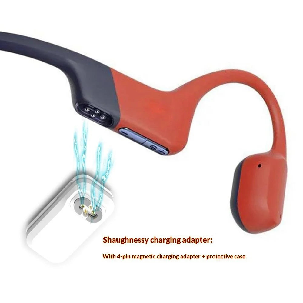 For Shokz Openswim Pro S710 Bone Conduction Headphones Charging Adapter 4-Pin Magnetic Connector with Silicone Case - 3