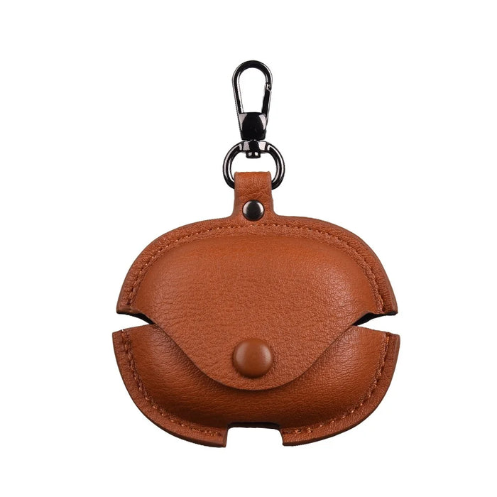 For Xiaomi Redmi Buds 8 Pro Earphone Case Business Leather + PC Protective Cover - Brown - 1