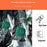 For Xiaomi Redmi Buds 8 Active Silicone Case Wireless Earbuds Protective Cover with Anti-Lost Buckle - Blackish Green - 5
