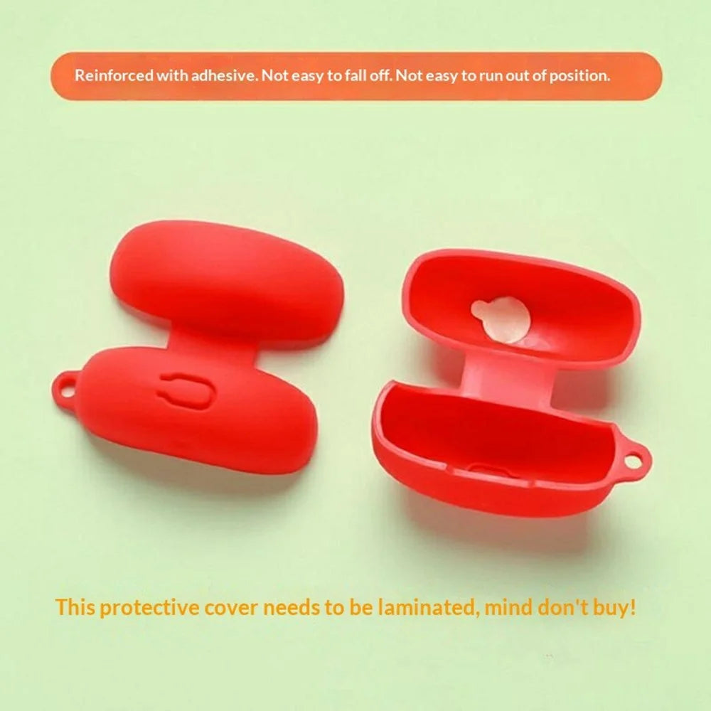 For Oppo Enco Air5 Pro Silicone Case Wireless Earbuds Protective Cover with Anti-Lost Buckle - Blackish Green - 5
