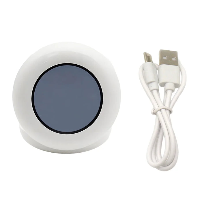 For RingConn R11 / R09 / R08 Smart Ring Charging Case 200mAh Magnetic Charging Box with 50cm Type-C Cable - White - 1