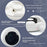 For RingConn R11 / R09 / R08 Smart Ring Charging Case 200mAh Magnetic Charging Box with 50cm Type-C Cable - White - 5