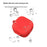 For Samsung Galaxy Buds4 / Buds4 Pro Striped Design Silicone Case Anti-drop Protective Cover with Carabiner - White - 5