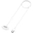 For Google Pixel Watch 4 45mm / 41mm USB-A Magnetic Watch Charger with 1m Charging Cable - White - 4