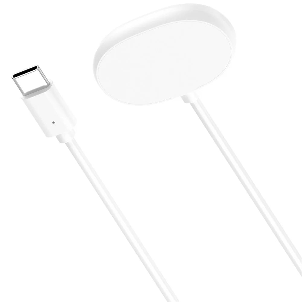 For Google Pixel Watch 4 45mm / 41mm Type-C Magnetic Watch Charger with 1m Charging Cable - White - 3