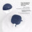 For Xiaomi Buds 6 Silicone Case Wireless Earbuds Protective Cover with Anti-Lost Buckle - Dark Blue - 4