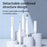 5 in 1 Earphone Multipurpose Cleaning Kit Earbud Dust Removal Tool Set with Storage Case - White - 2