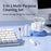 5 in 1 Earphone Multipurpose Cleaning Kit Earbud Dust Removal Tool Set with Storage Case - White - 4