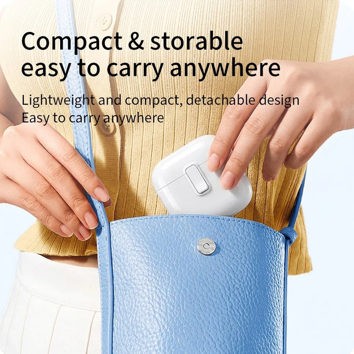 5 in 1 Earphone Multipurpose Cleaning Kit Earbud Dust Removal Tool Set with Storage Case - White - 7