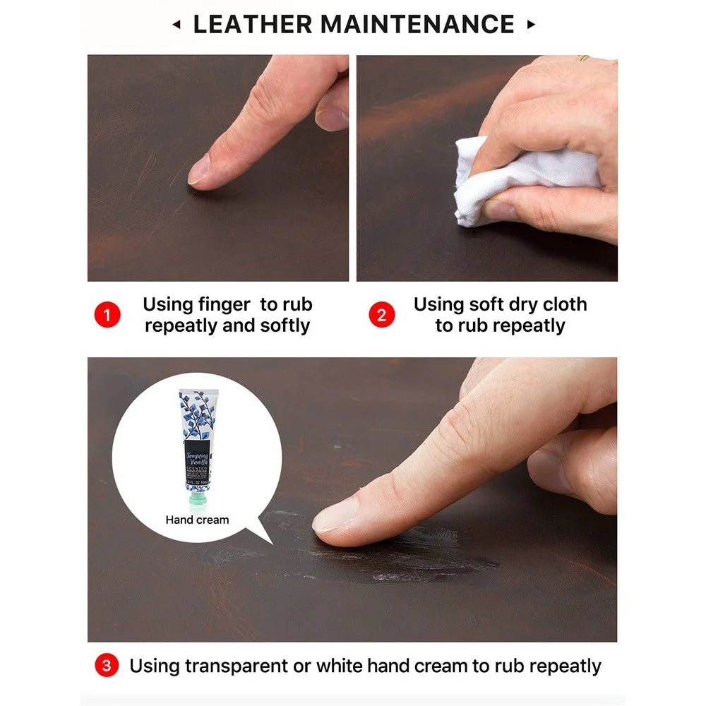 CONTACTS FAMILY Crazy Horse Texture Genuine Leather Zipper Wrist Purse Headphone Storage Case for AirPods Max - 3