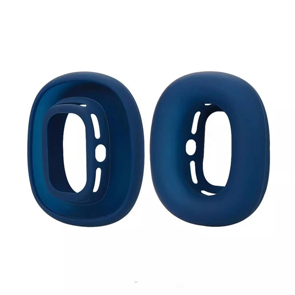 2Pcs for Nothing Headphone (a) Earmuff Silicone Cases Earpad Cushion Soft Protective Covers - Dark Blue - 2