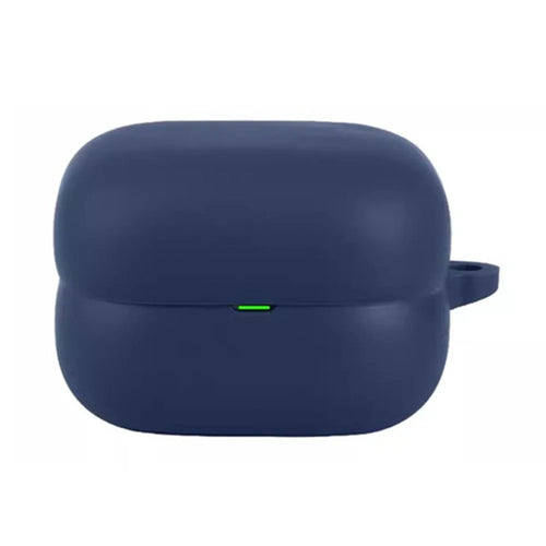 For Sony LinkBuds Clip WF-LC900 Silicone Case Wireless Earbuds Protective Cover with Anti-Lost Buckle - Dark Blue - 1