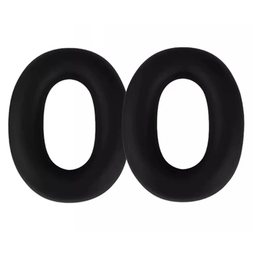 2Pcs For Sony INZONE H9 II Silicone Ear Cup Cover Headphone Protective Case - Black - 1