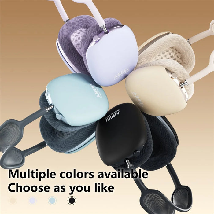 ABEEL 1 Pair For AirPods Max 2 / AirPods Max Case 1.0mm Ultra-thin PC Headphone Protective Cover - Black - 6