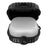 For Samsung Galaxy Buds4 / Buds4 Pro Case Shell Shape Lock Buckle TPU + PC Earphone Protective Cover - Black - 2