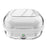 For Samsung Galaxy Buds4 / Buds4 Pro Case TPU PC Earphone Transparent Protective Cover - White / Transparent - 1