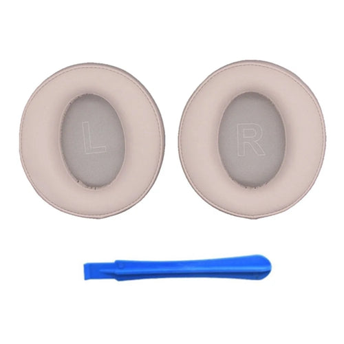 1 Pair Earmuffs for Anker Soundcore Life Q30  /  Q35 Headphones Protein Leather Cushion Replacement Earpads with Prying Tool - Pink - 1