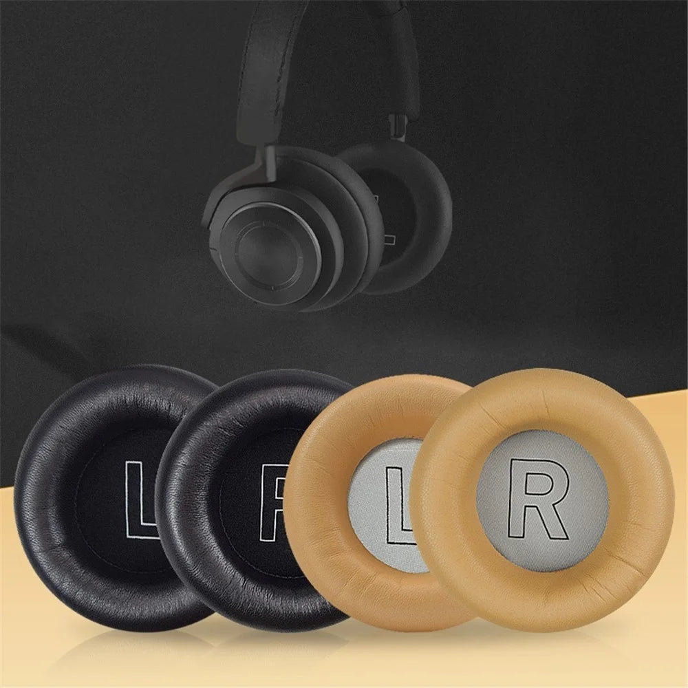 1 Pair Sheepskin Ear Pads Soft Memory Foam Ear Cushions for Bang Olufsen B&O Beoplay H7 H9 H9i - Khaki - 5