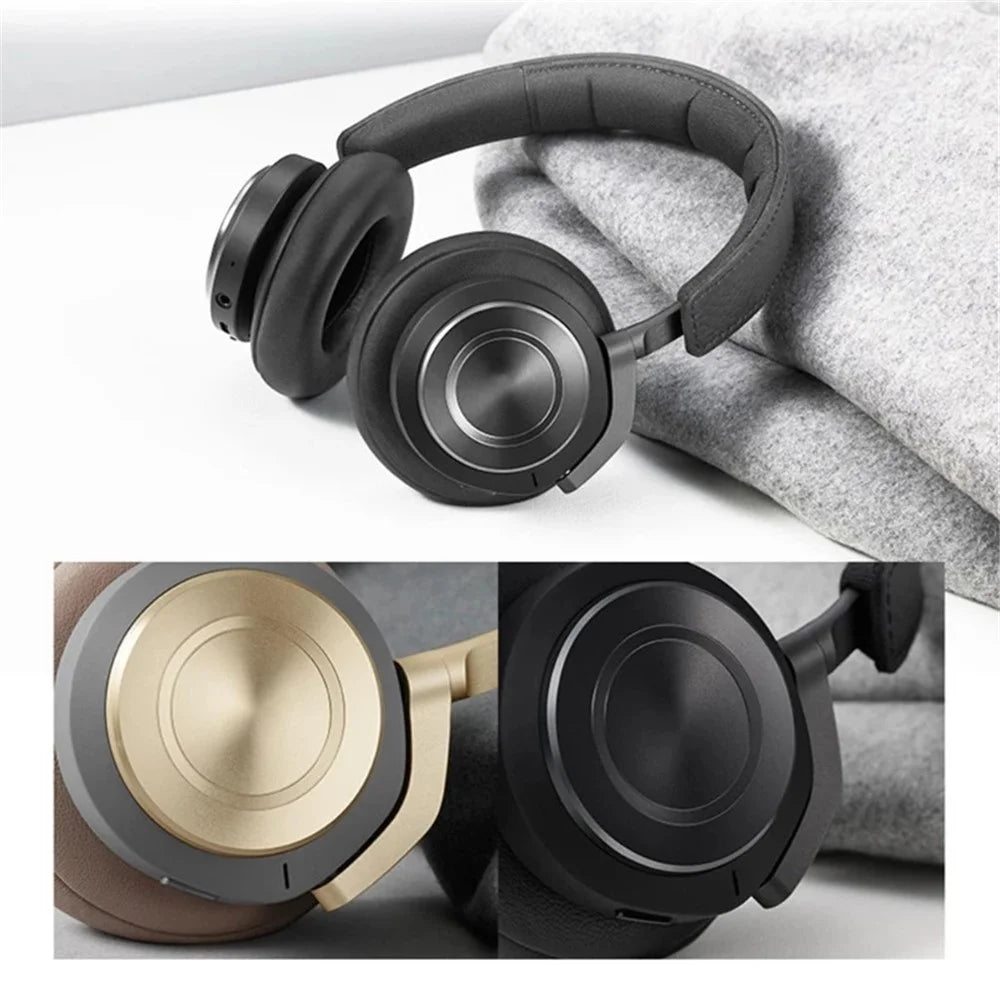 1 Pair Sheepskin Ear Pads Soft Memory Foam Ear Cushions for Bang Olufsen B&O Beoplay H7 H9 H9i - Khaki - 6