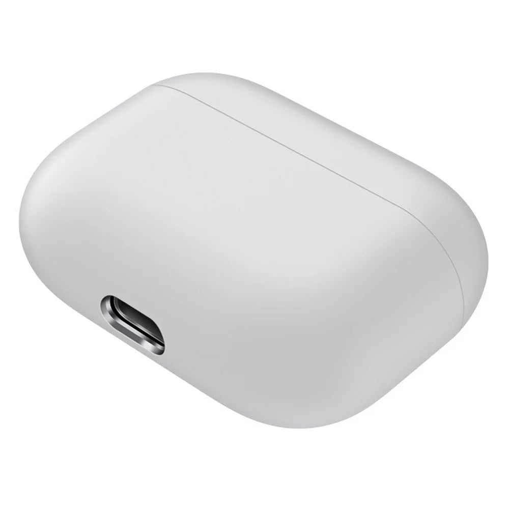For Apple AirPods 3 Silicone Case Shockproof Earphone Protective Cover - White - 1