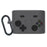 Creative Game Controller Design Case for Sony WF-1000XM6 Liquid Silicone Protective Cover with Carabiner Clip - Dark Grey - 1