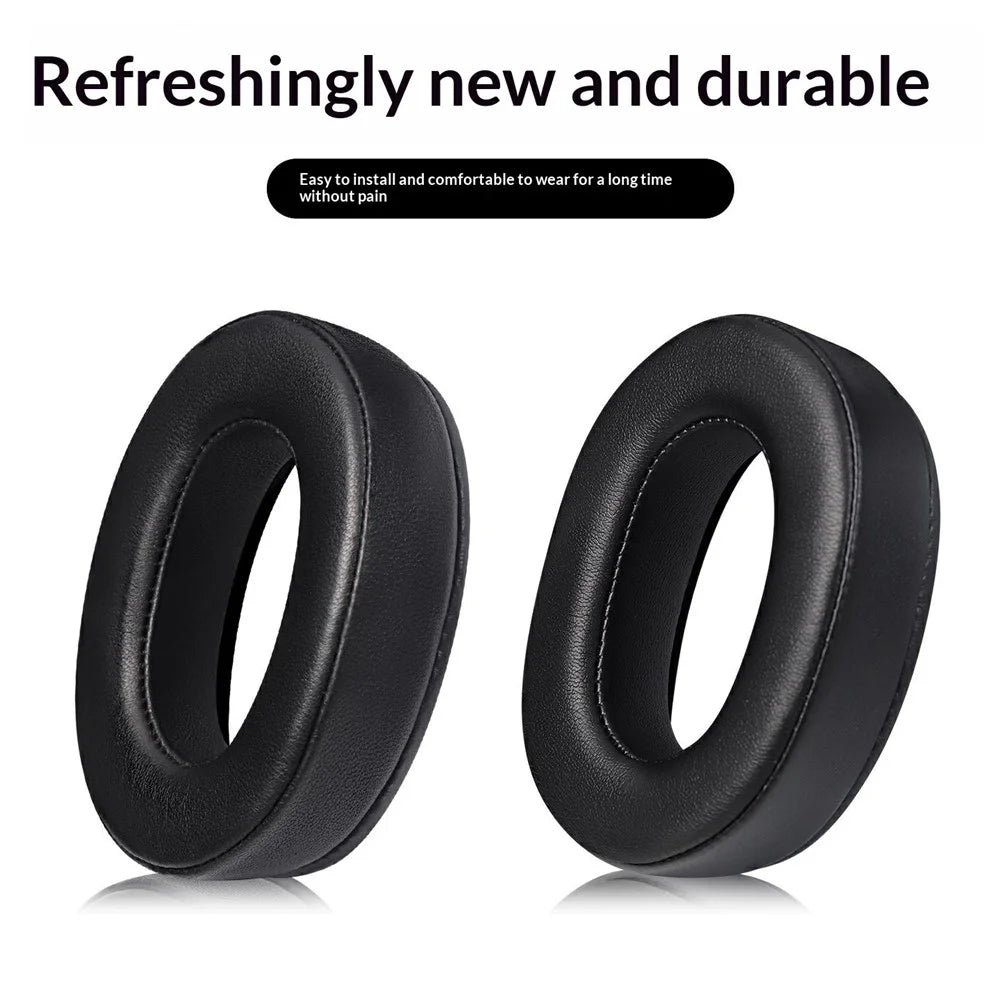 2Pcs Ear Pads for Sony MDR-1000X  /  WH-1000XM2 Headphones Protein Leather Memory Foam Replacement Cushions - 4