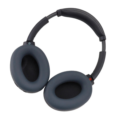 1 Pair Silicone Protective Ear Pads Cover for Sony WH-1000XM3  /  XM4 Headphones Cover Soft Ear Pads Case - Dark Blue - 1