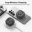 AHASTYLE WG194 For Samsung Galaxy Buds4 Pro / Buds4 Game Controller Design Silicone Case Protective Cover with Carabiner - Dark Grey - 6