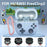 For Huawei FreeClip 2 Protective Case Gaming Controller Design Liquid Silicone Cover with Carabiner - Blue - 4