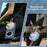 For Huawei FreeClip 2 Protective Case Gaming Controller Design Liquid Silicone Cover with Carabiner - Blue - 5