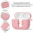 Silicone Case for AirPods Pro 3 Shockproof Protective Cover with Anti-Lost Strap - Pink - 3