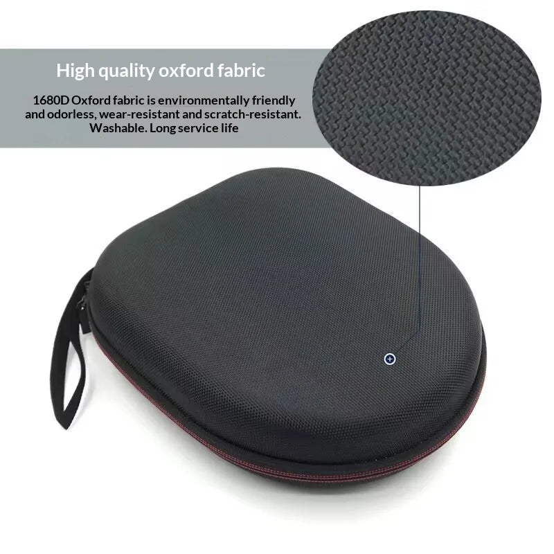 Storage Case for JBL Tune 770NC / 760NC / 750BTNC Headphones Carrying Bag EVA Hard Shell Oxford Cloth Protective Case - Black - 4