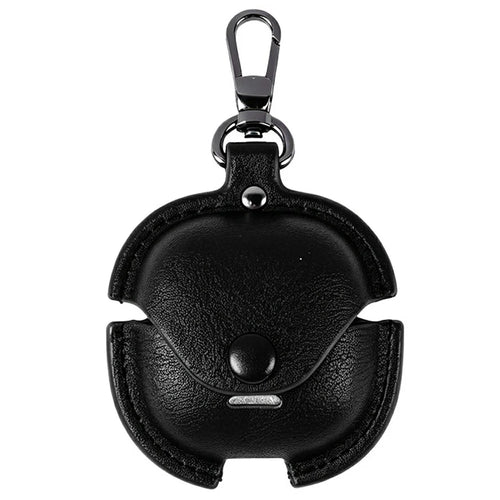 For Xiaomi Redmi Buds 8 Active Earphone Case PU Leather Bluetooth-Compatible Headset Charging Bin Sleeve Cover - Black - 1
